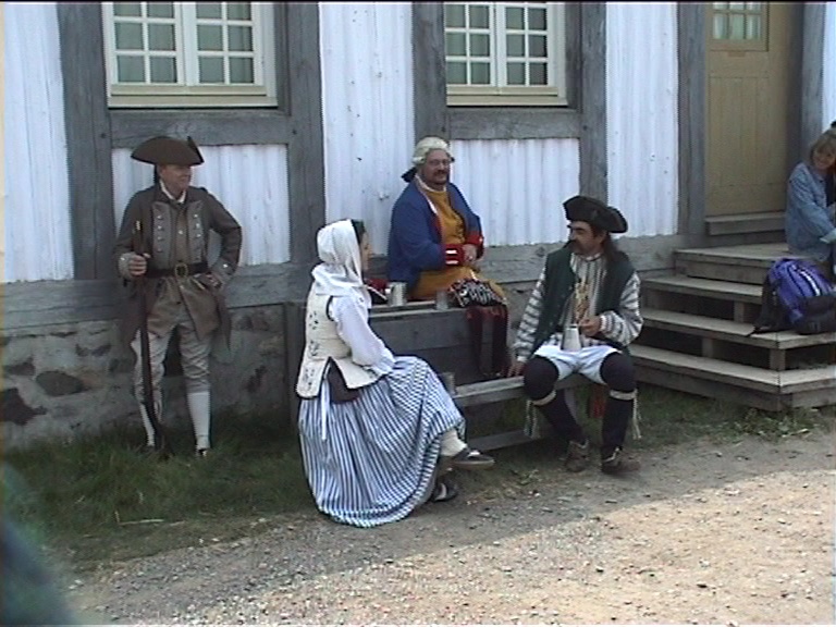 Louisbourg 1999 avec les amis de la Compagnie des Cent Associés