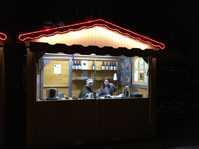 La Compaignie de l'Ypocras au marché de Noël du château de Blandy