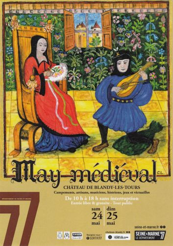 affiche miniature médiévale